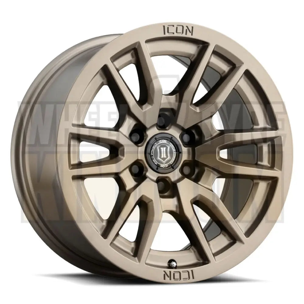ICON ALLOY 17x8.5 +18 6x139.7 VECTOR 6 BRONZE (NOT DMAX/MUX/COLORADO 70MM HUB)