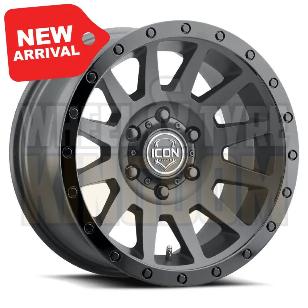 ICON ALLOY 17x8.5 +20 6x139.7 COMPRESSION DOUBLE BLACK