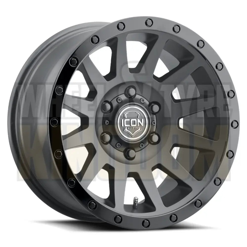 ICON ALLOY 17x8.5 +20 6x139.7 COMPRESSION DOUBLE BLACK