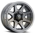 ICON ALLOY 17x8.5 +25 5x150 REBOUND PRO TITANIUM INNERLOCK