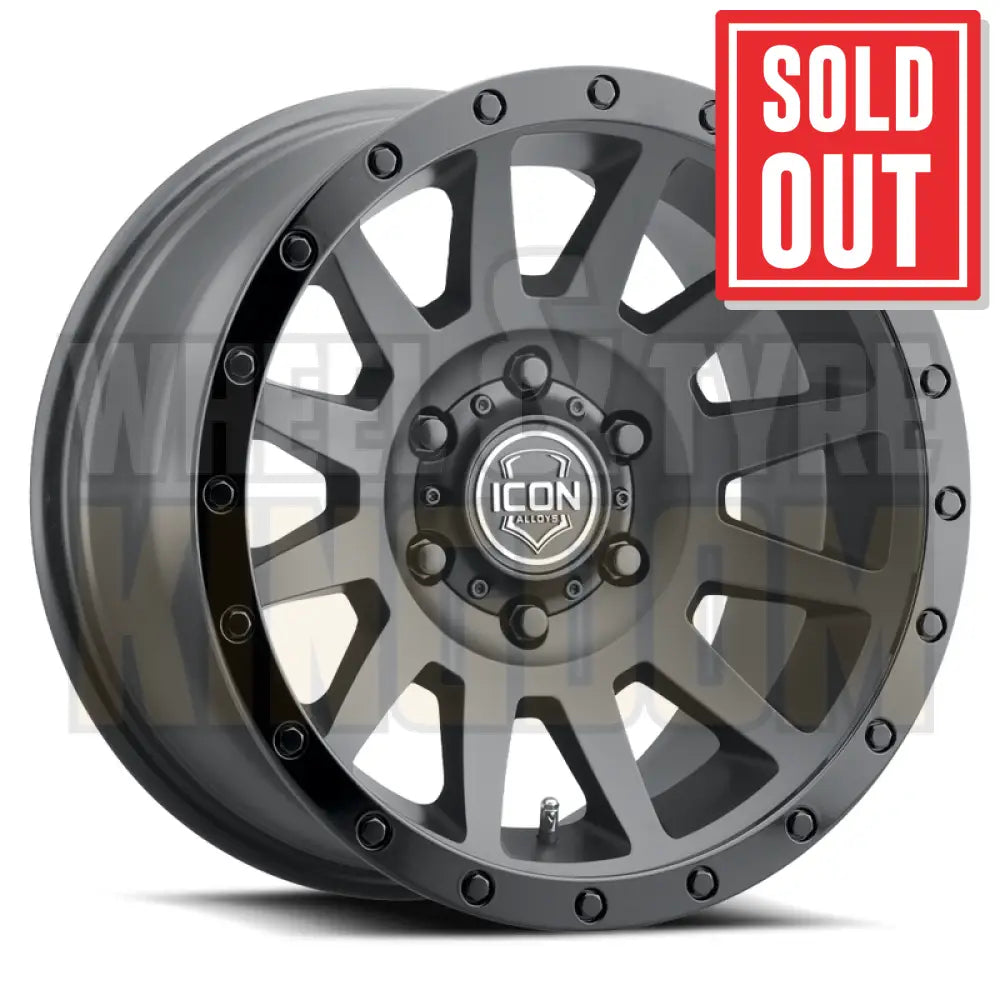 ICON ALLOY 17x8.5 +25 6x139.7 COMPRESSION DOUBLE BLACK