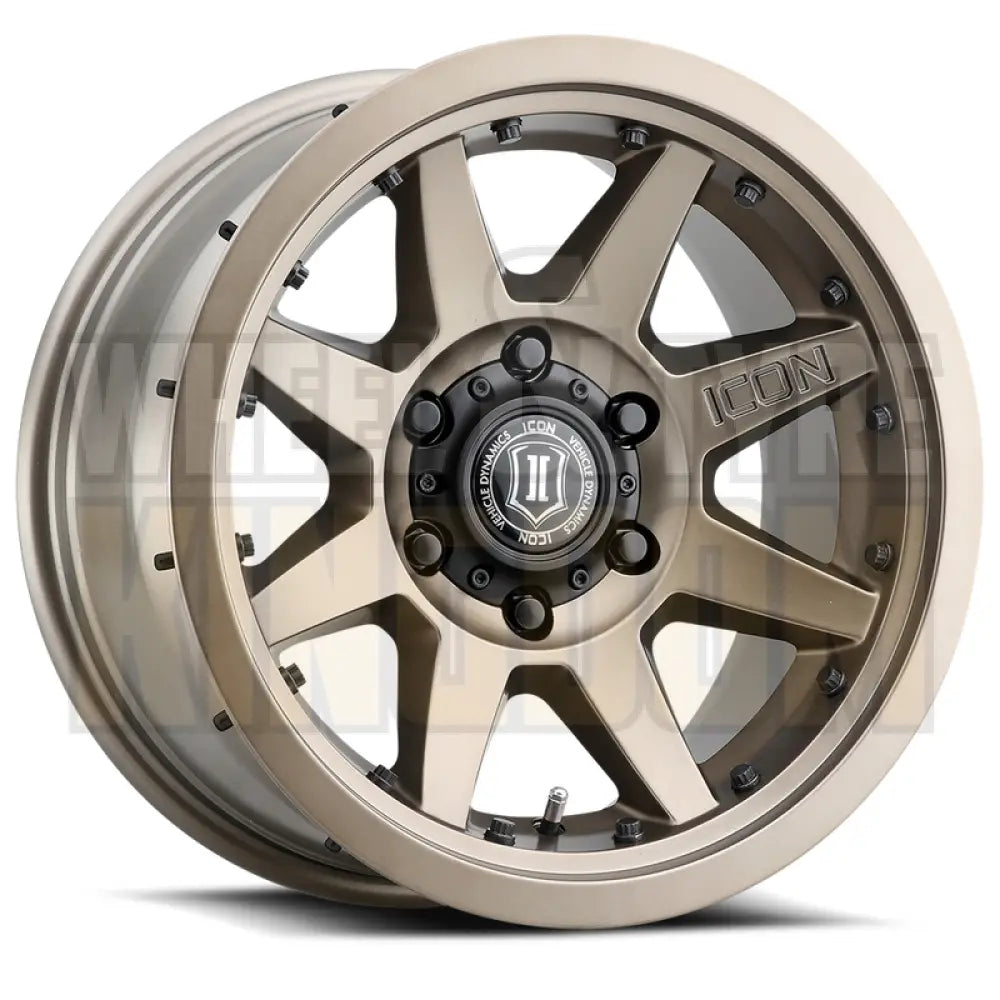 ICON ALLOY 17x8.5 +25 6x139.7 REBOUND PRO BRONZE INNERLOCK