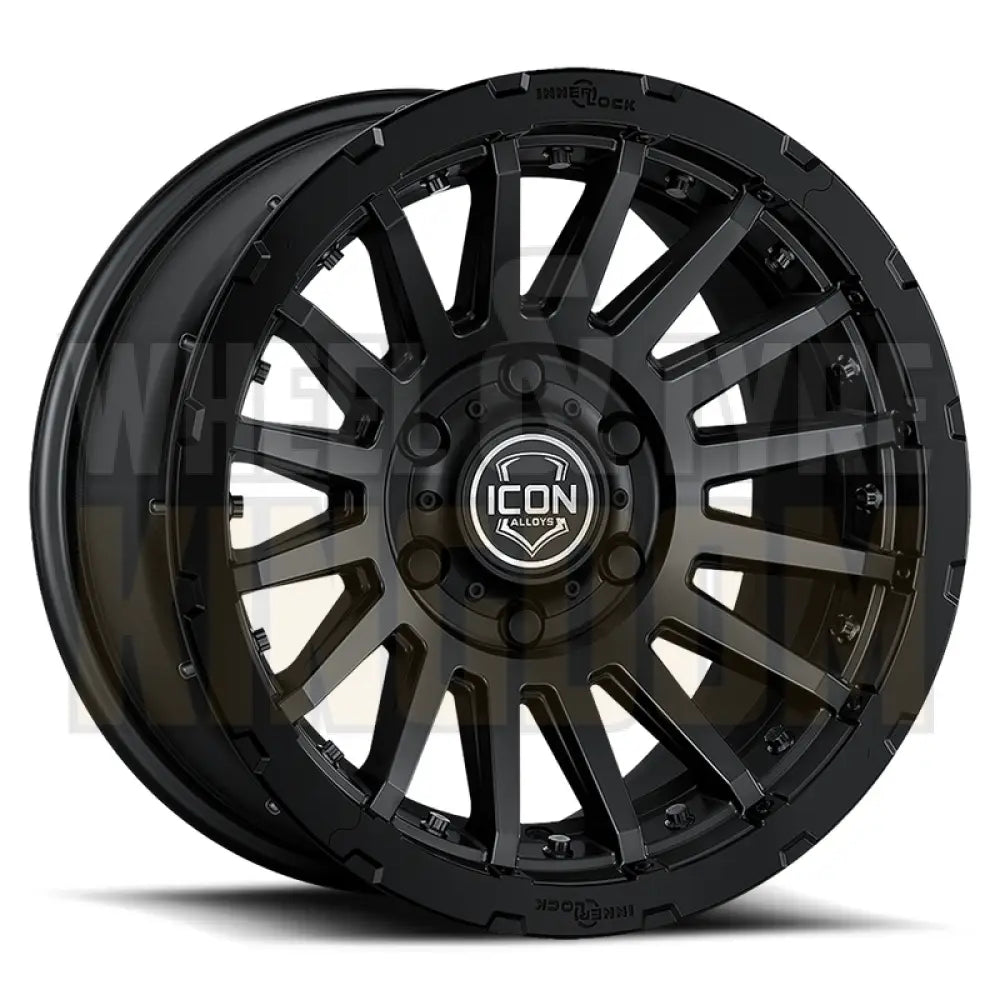 ICON ALLOY 17x8.5 +25 6x139.7 RECON PRO SATIN BLACK INNERLOCK