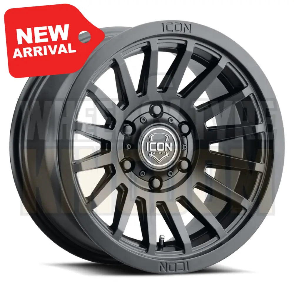 ICON ALLOY 18x9 +12 8x165.1 RECON SLX SATIN BLACK