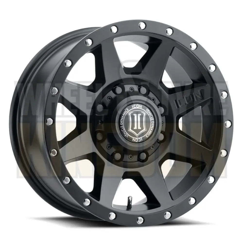 ICON ALLOY 18x9 +6 8x170 REBOUND HD SATIN BLACK