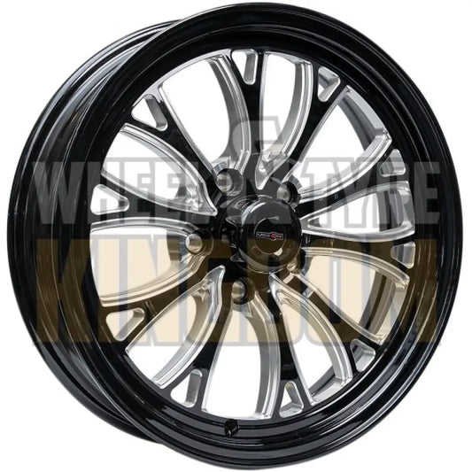 INTENSITY 15x4 1.75’’ BS (-24) - GLOSS BLACK MILLED