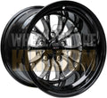 INTENSITY 15x8 4.5’’ BS (0) - GLOSS BLACK MILLED
