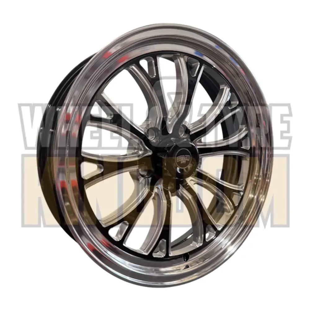 INTENSITY 17x4.5 1.75’’ BS (-24) - GLOSS BLACK POLISHED LIP