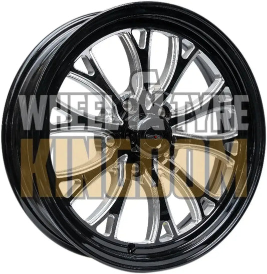 INTENSITY 17x4.5 1.75’’ BS (-24) - GLOSS BLACK MILLED