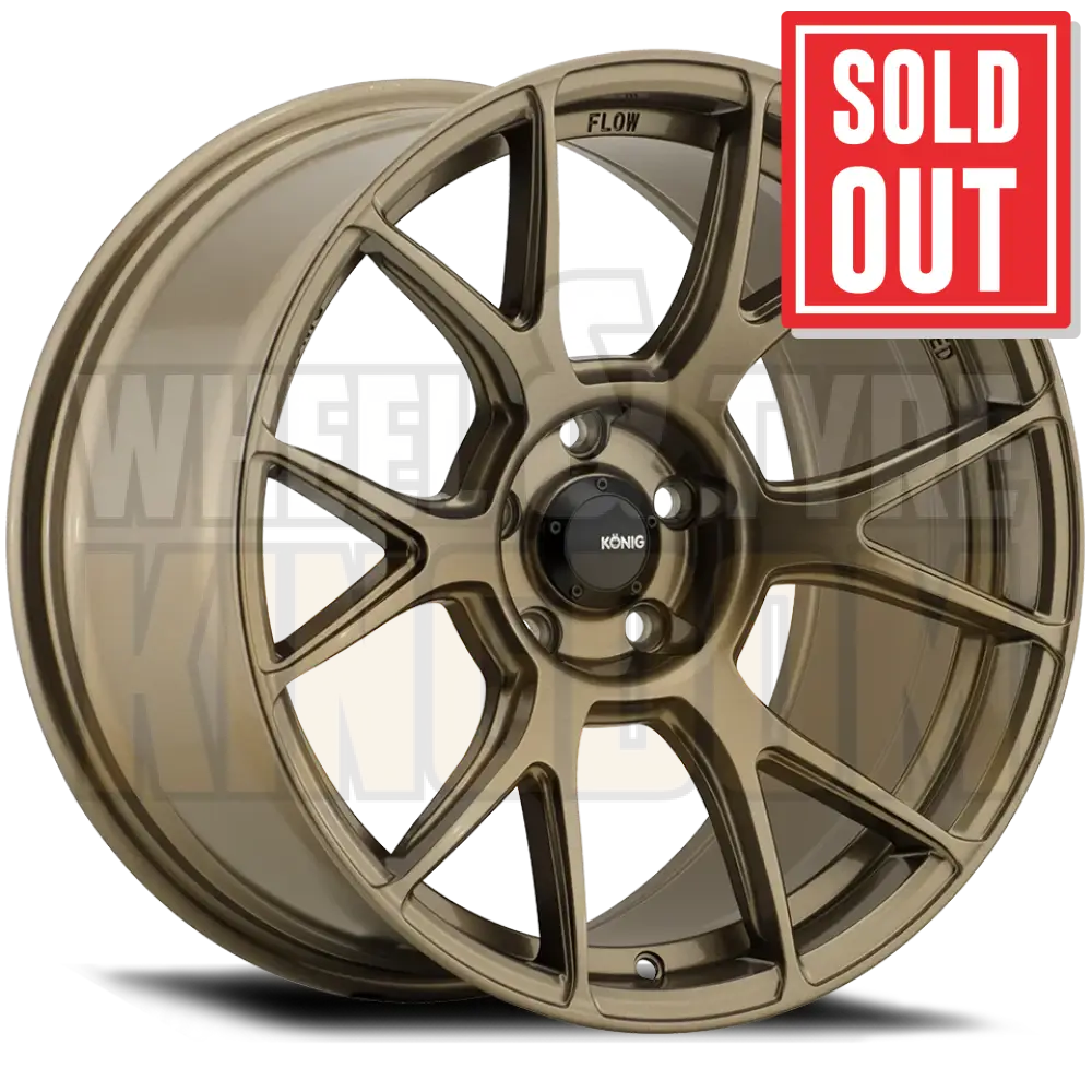Konig Ampliform 18x8.5 5x112 +43 Gloss Bronze - Wheels