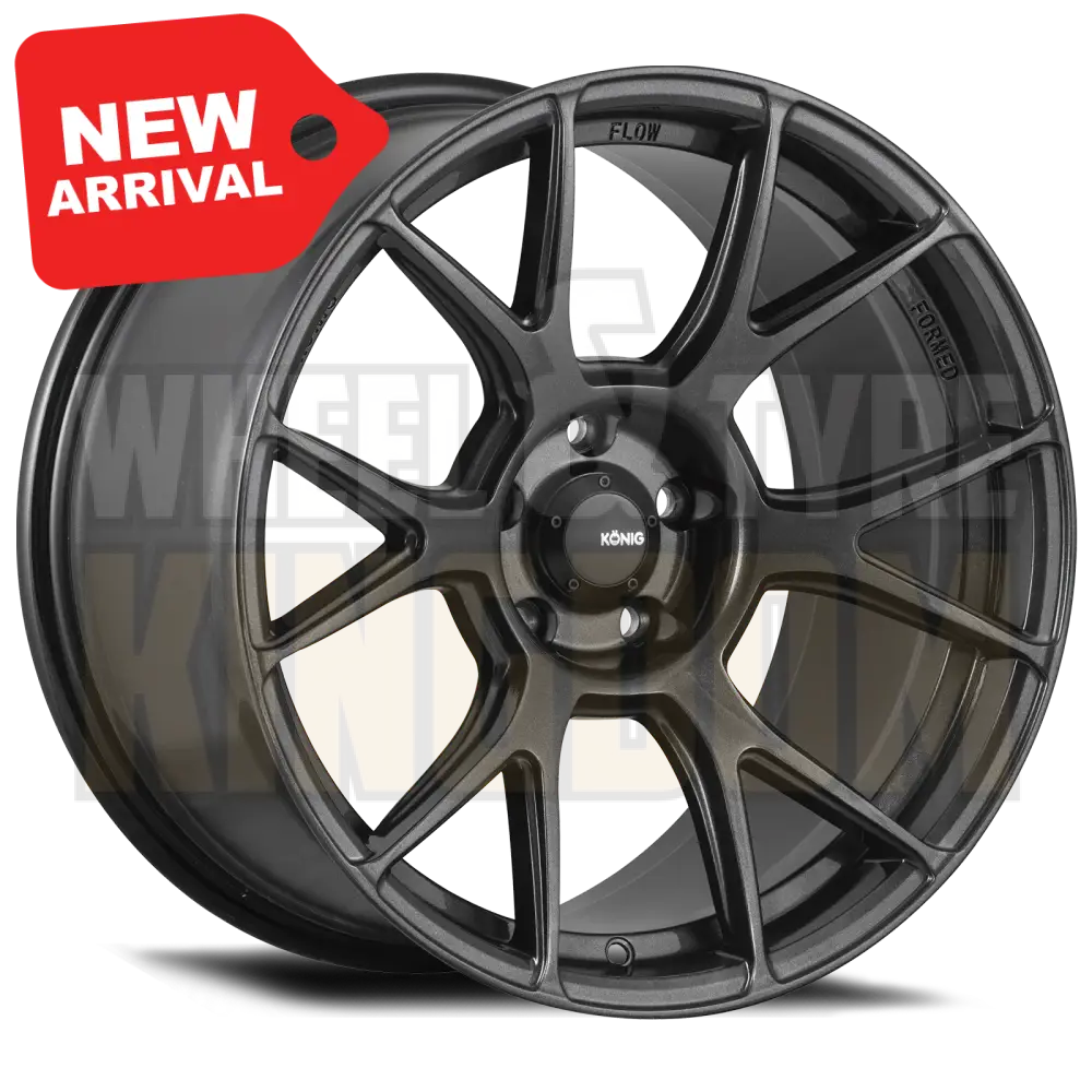 Konig Ampliform 18x8.5 5x114.3 +35 Dark Metallic Graphite - Wheels