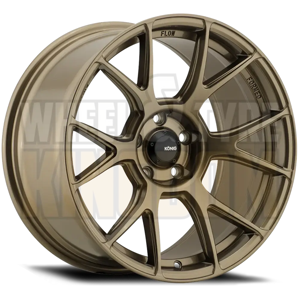Konig Ampliform 18x8.5 5x114.3 +40 Gloss Bronze - Wheels
