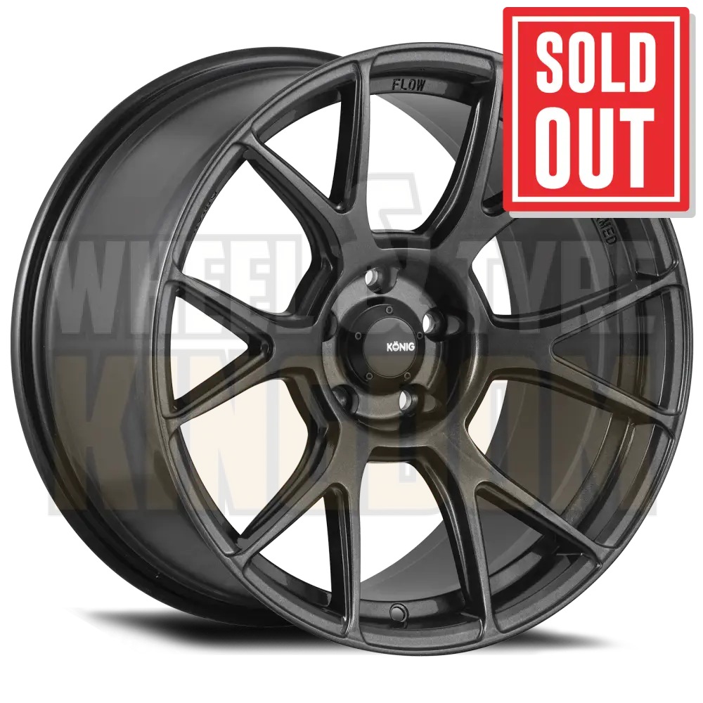 Konig Ampliform 19x8.5 5x114.3 +30 Dark Metallic Graphite - Wheels