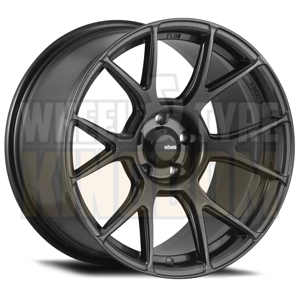 Konig Ampliform 20x9.5 5x114.3 +35 Dark Metallic Graphite - Wheels