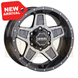 Konig Dakar 16x8 5x150 -6 Gunmetal Machined Face