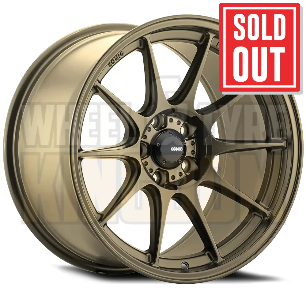 Konig Dekagram 17x8 5x114.3 +40 Gloss Bronze - Wheels