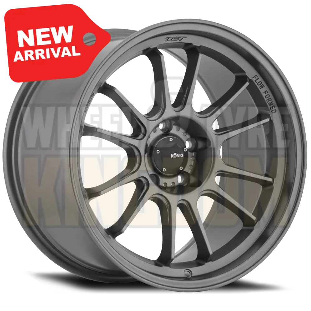 Konig Hypergram 15x7.5 4x100 +35 Matte Grey - Wheels