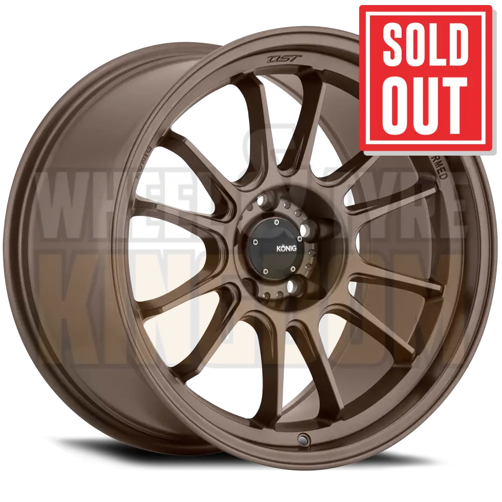 Konig Hypergram 15x7.5 4x100 +35 Race Bronze - Wheels
