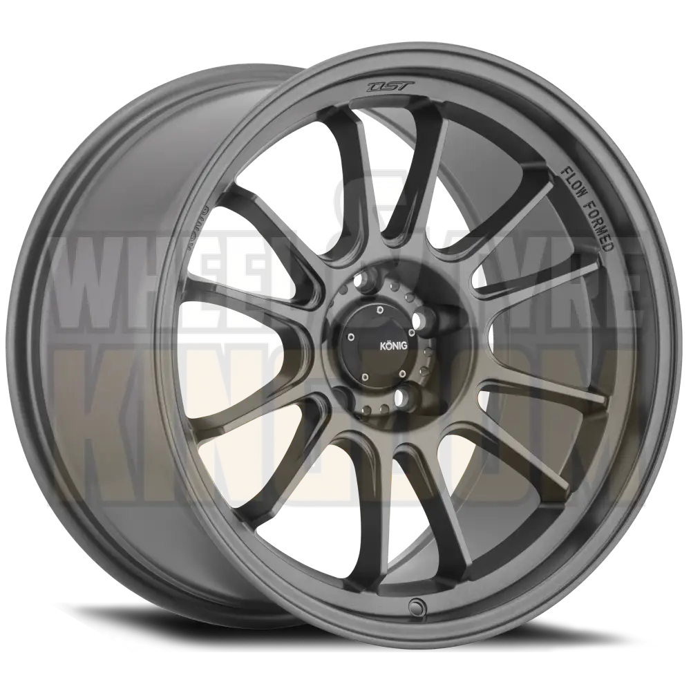 Konig Hypergram 18x8.5 5x100 +38 Matte Grey - Wheels