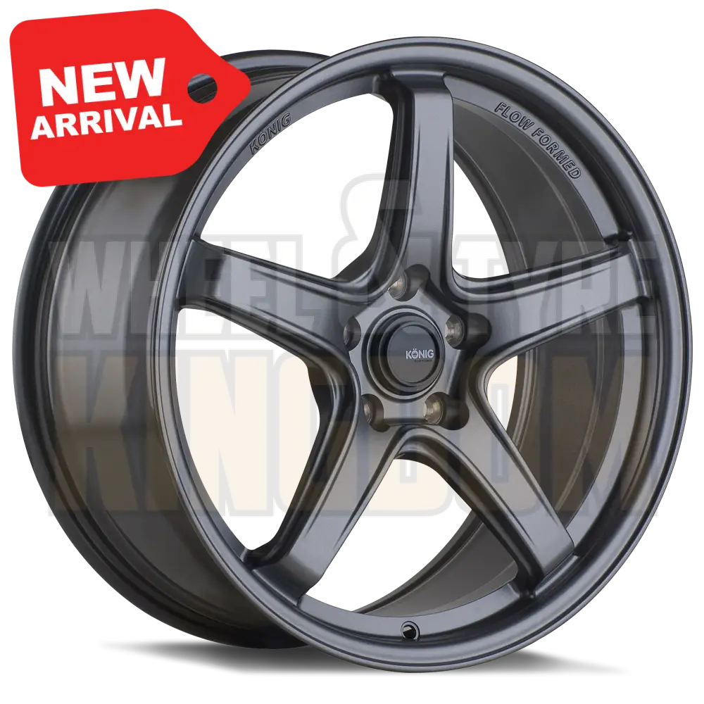 Konig Neoform 18x8.5 5x120 +40 Matte Grey - Wheels