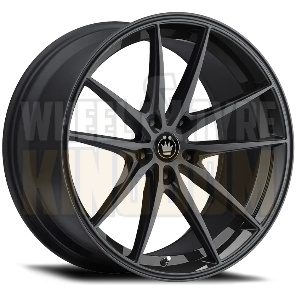 Konig Oversteer 17x8 5x114.3 +40 Gloss Black - Wheels