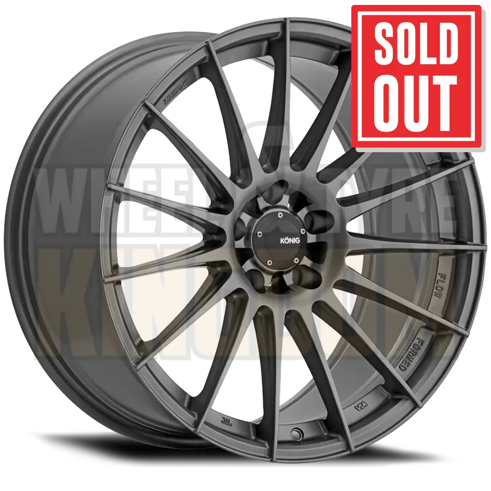 Konig Rennform 18x8 5x112 +45 Matte Grey - Wheels