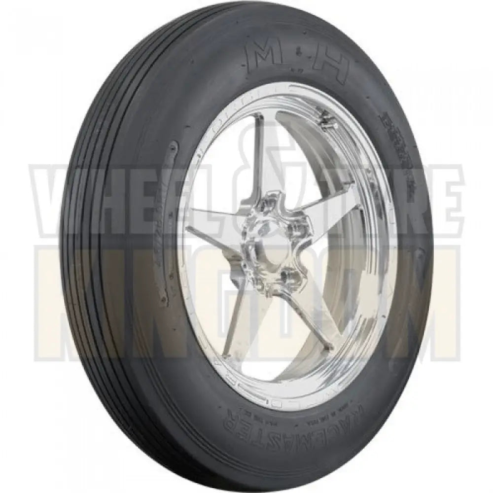 M&H Tyre, Muscle Car Drag Front, 4.5/26-17 Bias Ply, 703 Compound, DOT-Approved, Blackwall