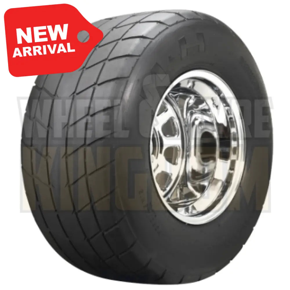M&H Tyre, Drag Radial, Front,185/50-18, Radial, Blackwall
