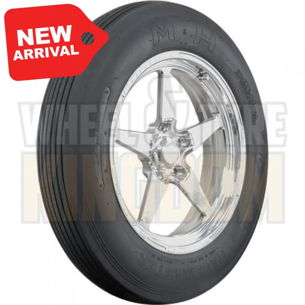 M&H Tyre, Drag Radial, Front, 4.5/28.0-17, Radial, Blackwall