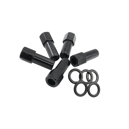 Shank Wheel Nuts - Open 1.00" - Set of 10