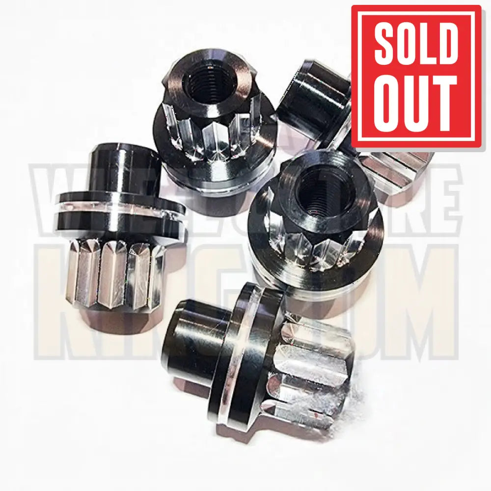 BILLET 12PT WHEEL NUT - M12x1.5 - SET OF 5