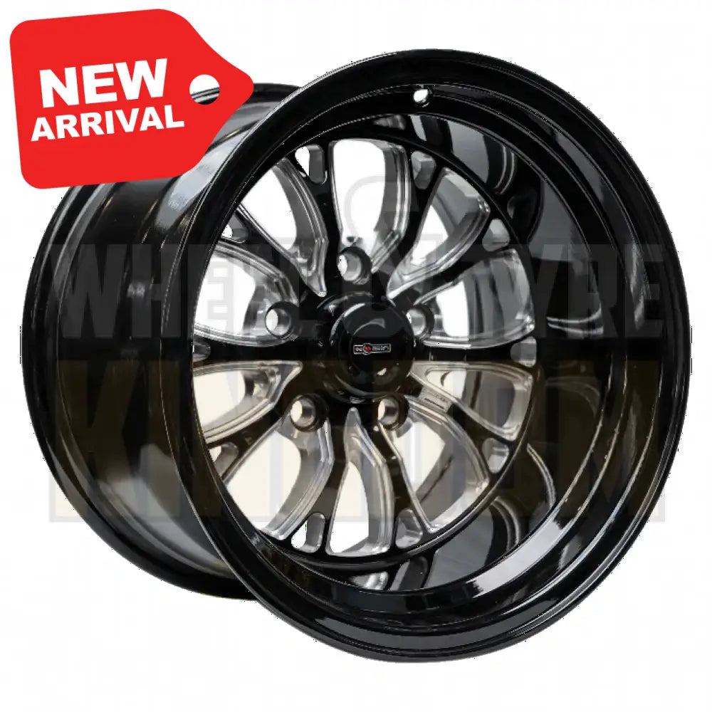 INTENSITY 15x10 4.5’’ BS (-25.4) - GLOSS BLACK MILLED