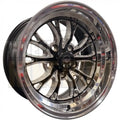 INTENSITY 15x8 4.5’’ BS (0) - GLOSS BLACK POLISHED LIP
