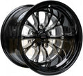 INTENSITY 15x8 4.5’’ BS (0) - GLOSS BLACK MILLED