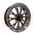 INTENSITY 17x4.5 1.75’’ BS (-24) - GLOSS BLACK POLISHED LIP