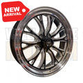 INTENSITY 17x4.5 1.75’’ BS (-24) - GLOSS BLACK POLISHED LIP