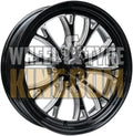Outlaw Drag Intensity 17x8 4.50’’ BS (+0) 5x120.65 Chev - Gloss Black Milled