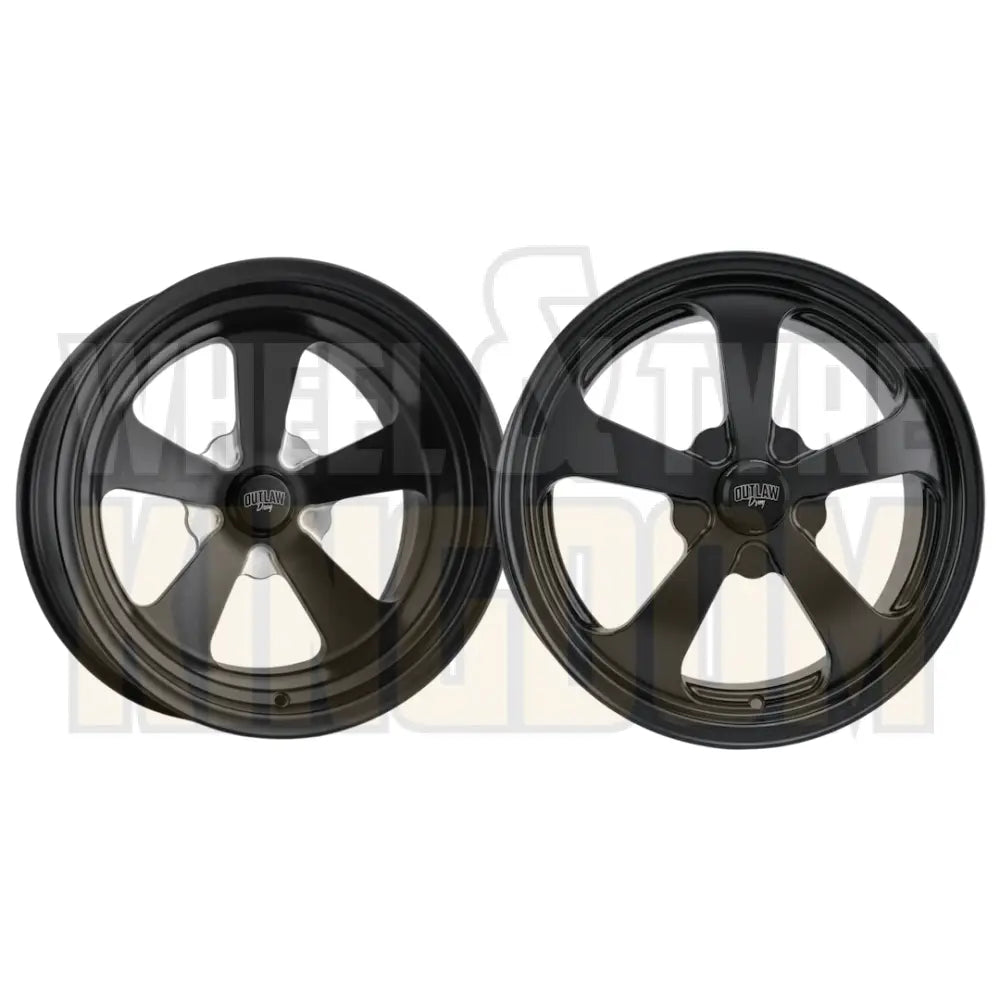 Outlaw Drag Trak - Fusion Forged Package 17x4.5/15x10 - Satin Black