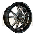 WIDOW 15x5.5 3-5/16 - GLOSS BLACK MILLED