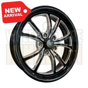 Outlaw Drag Widow 17x4.5 5x120 Holden - Gloss Black Milled