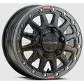 RACELINE ALLOY 15x6.5 +74 6x139.7 ALPHA SATIN BLACK GUNMETAL RING BEADLOCK