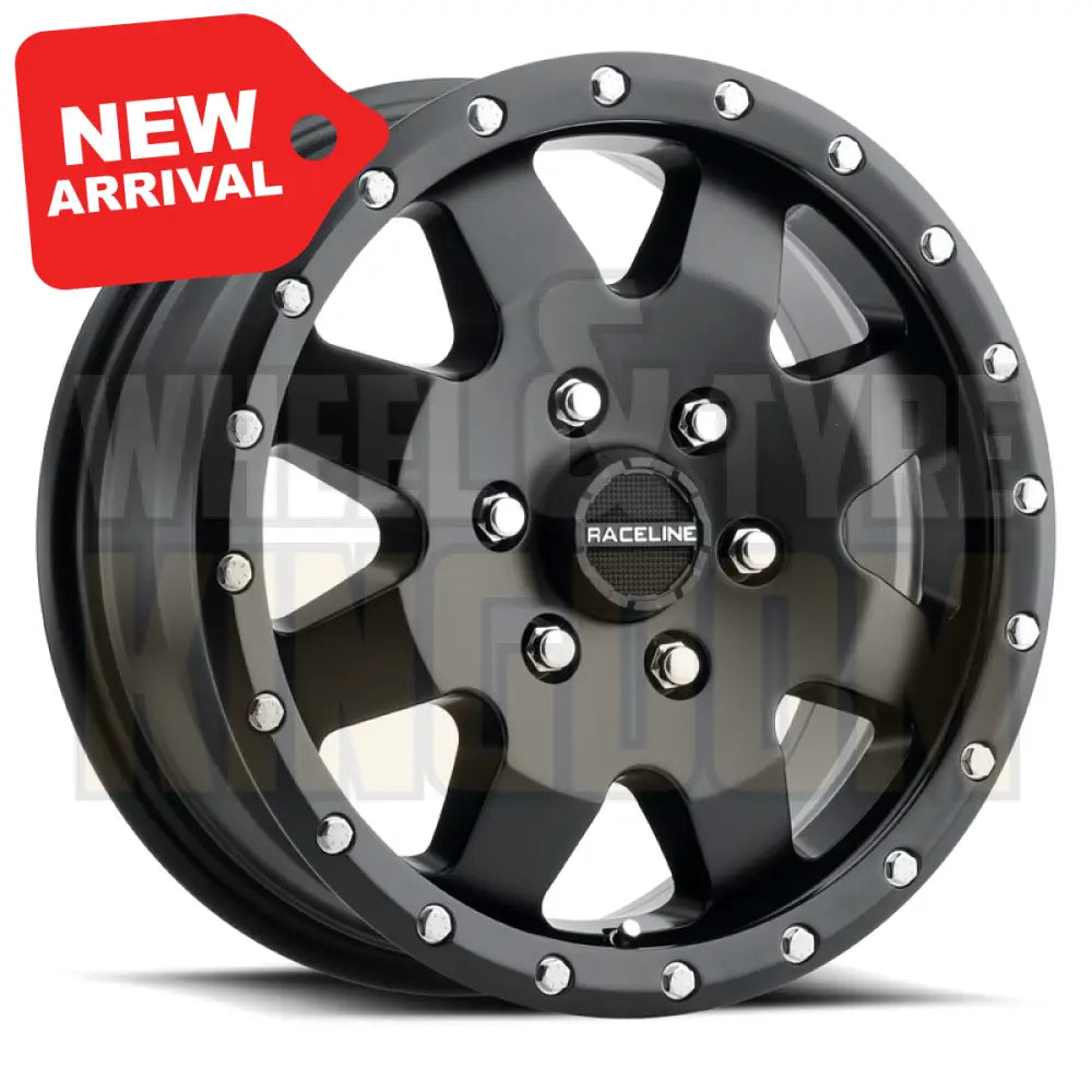 RACELINE ALLOY 16x6.5 +45 5x130 DEFENDER VAN BLACK