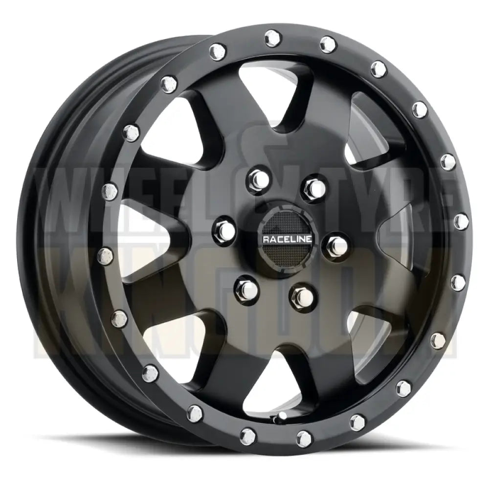 RACELINE ALLOY 16x6.5 +45 6x130 DEFENDER VAN BLACK (NOT HIACE)