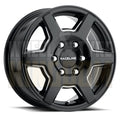 RACELINE ALLOY 16x6.5 +45 6x130 SURGE VAN BLACK MILLED (NOT HIACE)