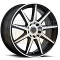 RACELINE ALLOY 16x7 +40 5x100/5x114.3 STORM Black Machined
