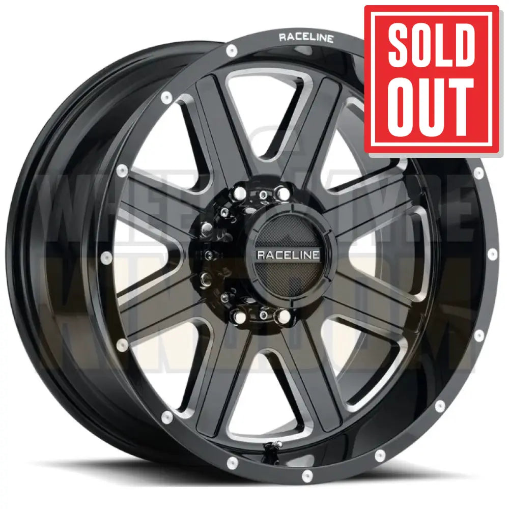 RACELINE ALLOY 16x8 +0 8x170 HOSTAGE Black Milled