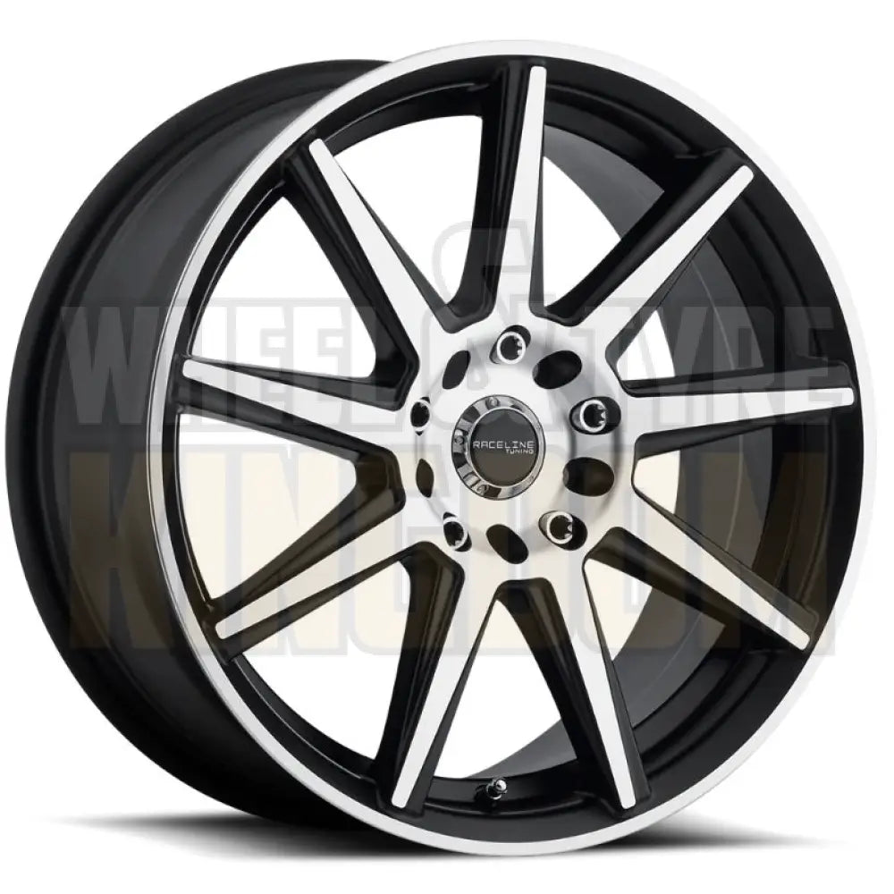 RACELINE ALLOY 17x7.5 +40 5x110/5x115 STORM Black Machined