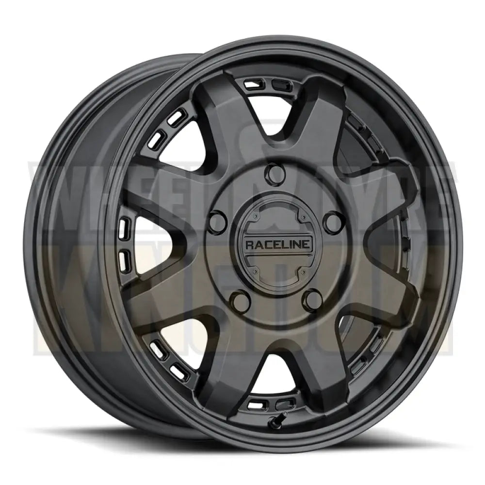 RACELINE ALLOY 17x7.5 +50 6x130 SCOUT VAN SATIN BLACK (NOT HIACE)