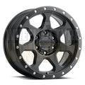 RACELINE ALLOY 17x8.5 +18 6x139.7 7X SATIN BLACK