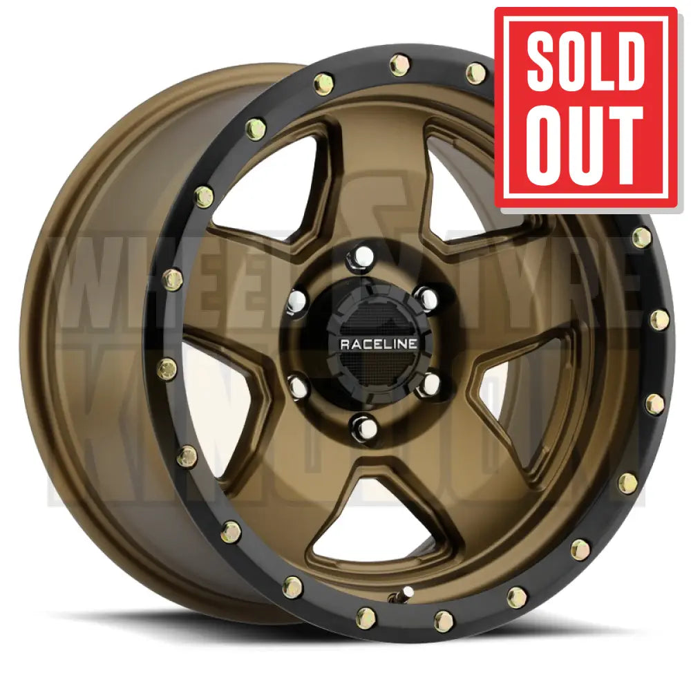 RACELINE ALLOY 17x9 +0 5x127 COMBAT MATTE BRONZE